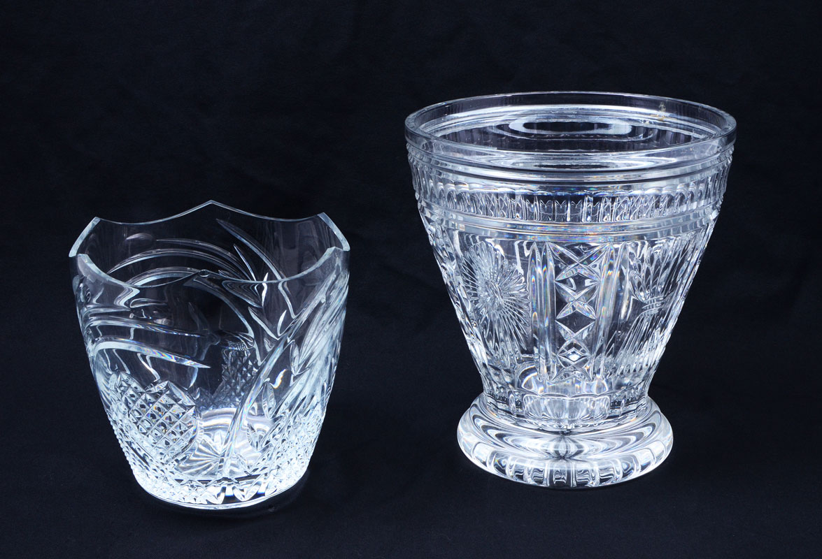 Appraisal: WATERFORD MILLENNIUM CELEBRATION CHAMPAGNE BUCKETS champagne buckets by Waterford Crystal