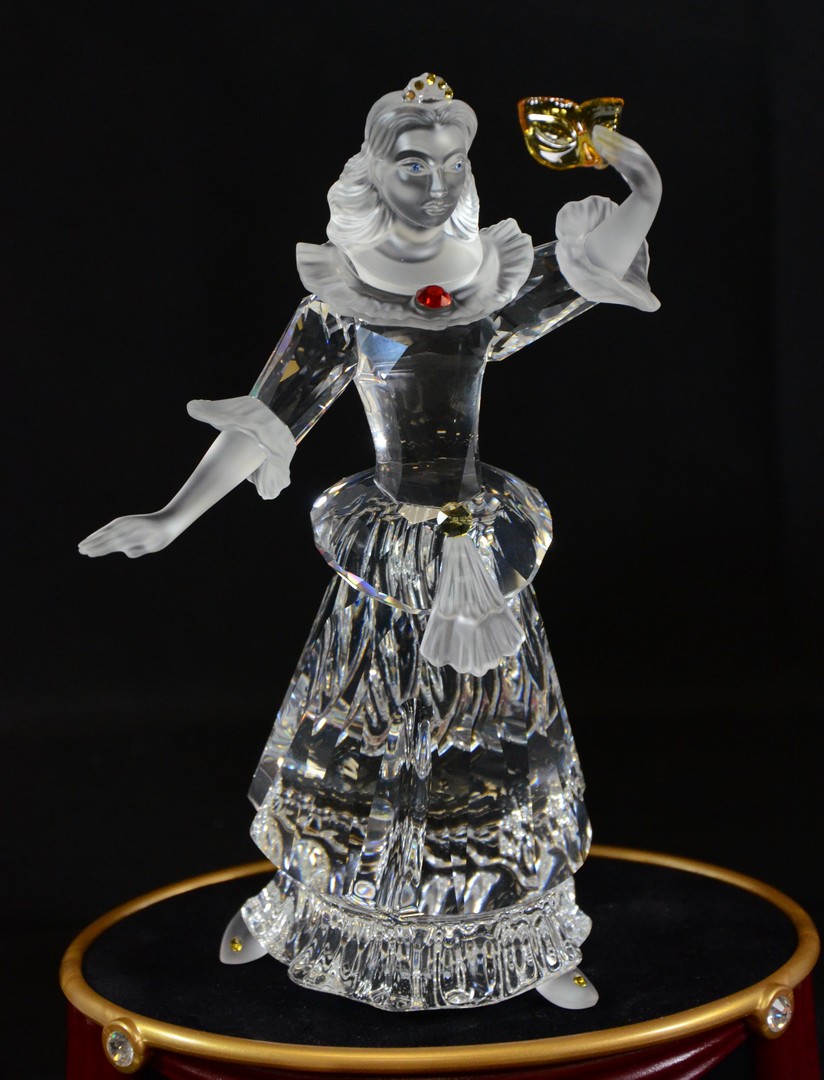 Appraisal: Swarovski Collector's Society Annual Edition Masquerade Columbine lead crystal figurine