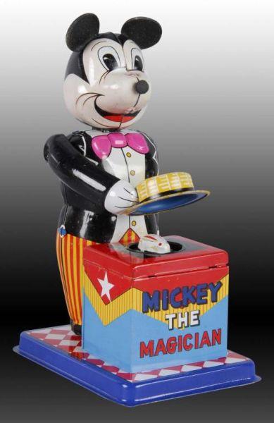 Appraisal: Walt Disney Linemar Mickey Mouse the Magician Toy Description Original