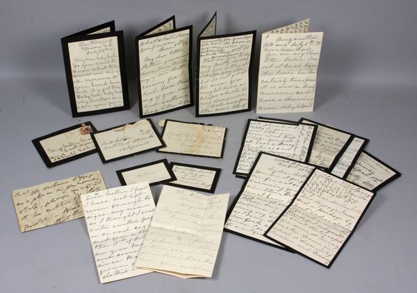 Appraisal: Twelve letters from Julia Dent Grant to her granddaughter Nell