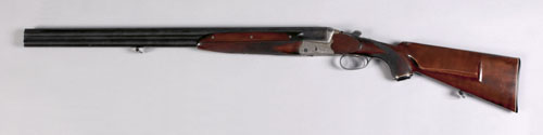 Appraisal: Martin Kruschitz German over and under shotgun gauge with checkered