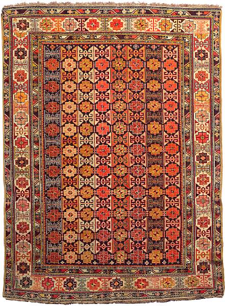 Appraisal: A Shirvan rug Anatolia late th century size approximately ft