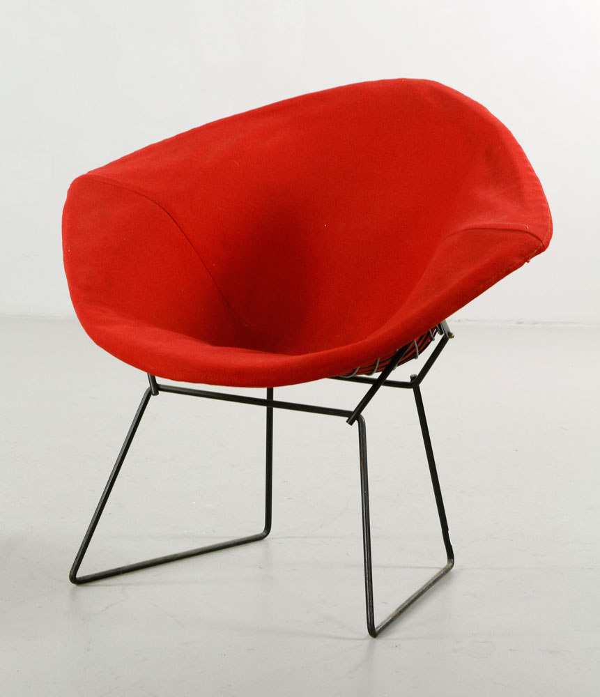 Appraisal: - Style of Bertoia Diamond Wire Chair In the style