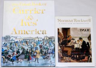 Appraisal: CURRIER AND IVES AND NORMAN ROCKWELL BOOKS THE GREAT BOOK