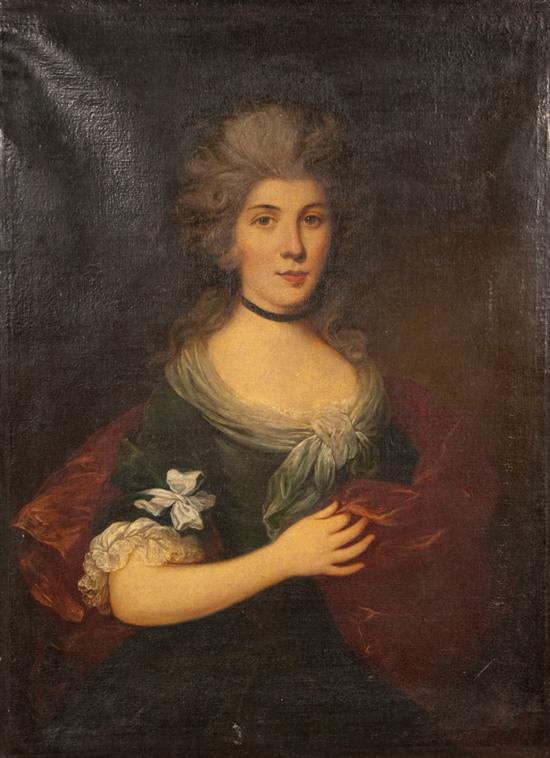 Appraisal: Attributed to John Watson Gordon British - Portrait of Lady