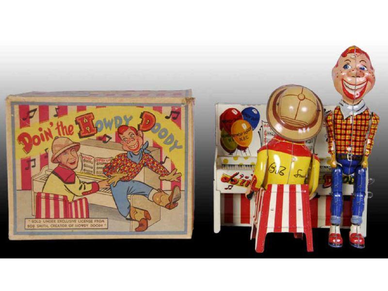 Appraisal: Tin Wind-Up Unique Art Howdy Doody Buffalo Bob S Description