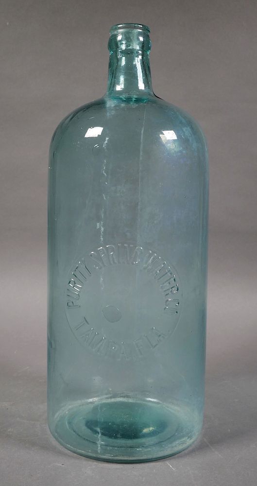 Appraisal: TAMPA Purity Spring Water Co Bottle Antique gallon tall bottle