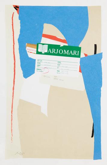 Appraisal: Robert Motherwell - america - la france variations ii b