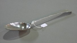 Appraisal: A Sterling silver George II serving spoon London Maker Robert