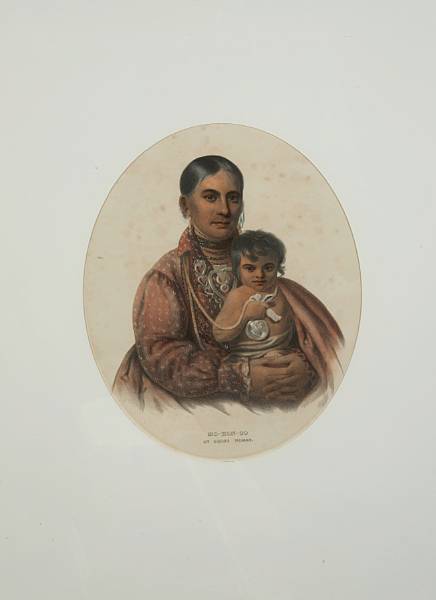 Appraisal: McKenney amp Hall American Mo-Hon-Go an Osage woman from The