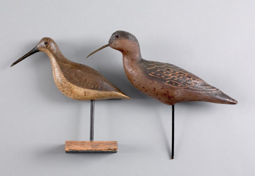 Appraisal: Yellowlegs shore bird decoy early th c l together with