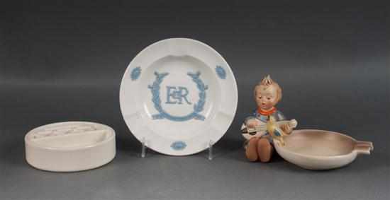 Appraisal: Hummel figural ashtray Lamberton B O china ashtray and a