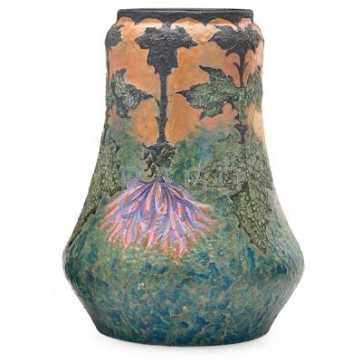 Appraisal: ROYAL BONN RUYSDAEL GLAZED CERAMIC VASE Condition Report