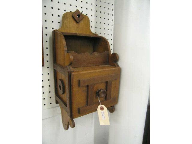 Appraisal: Victorian Wall Mount Candle Box