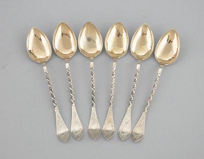 Appraisal: Set of Six Danish Silver Demitasse Spoons Consisting of six