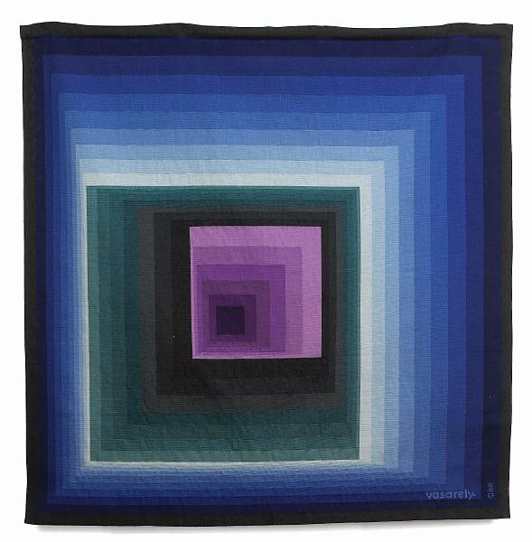 Appraisal: Victor Vasarely Hungarian - for Tabard Fr res Reytey -