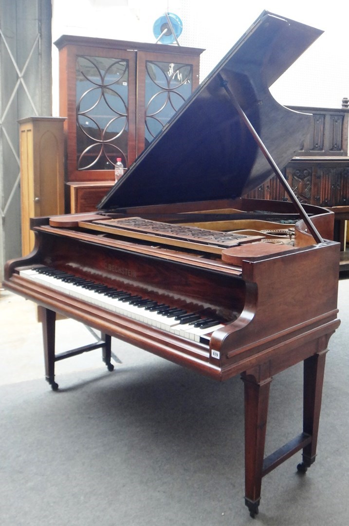 Appraisal: A rosewood cased over-strung grand piano by C Bechstein Berlin