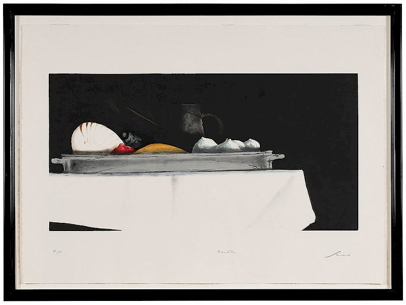 Appraisal: Julio Larraz New York Florida France born Chambered Nautilus edition