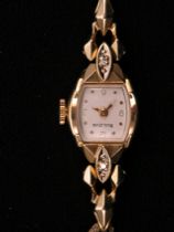 Appraisal: Ladies K Gold Bulova Watch A K gold manual wind