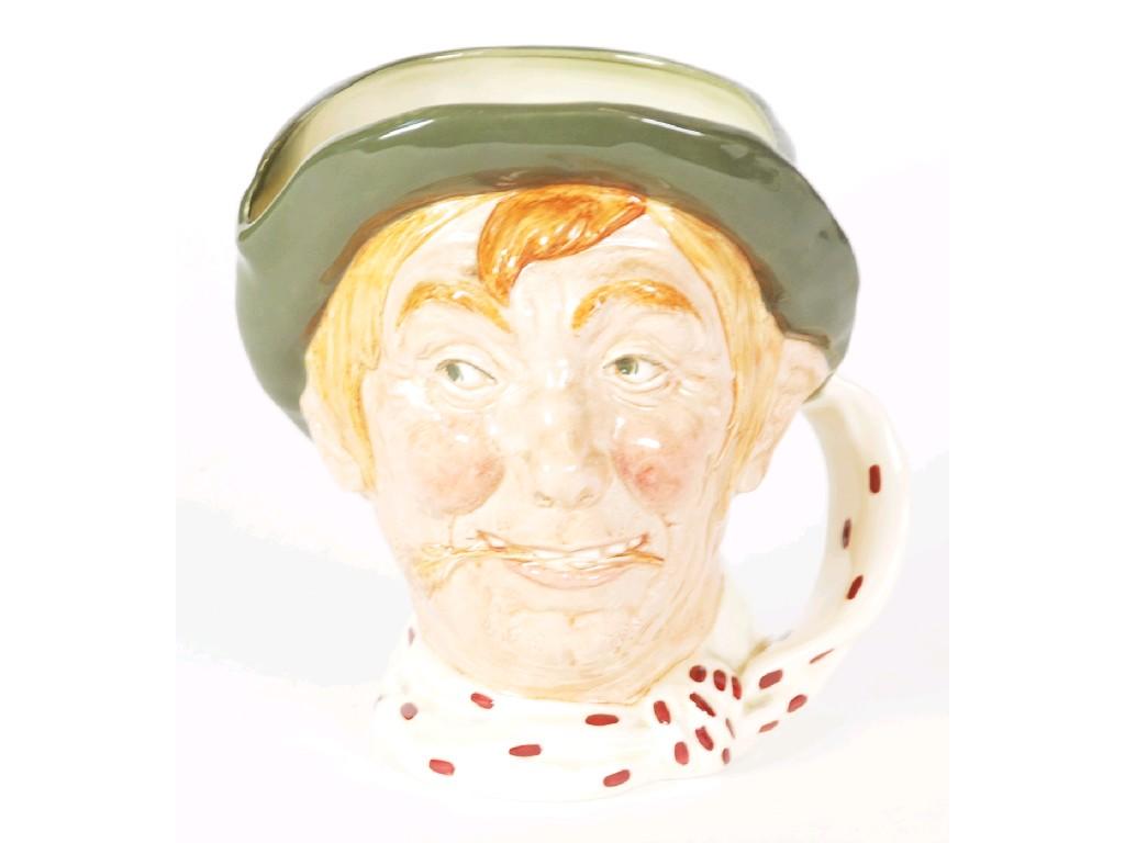 Appraisal: ROYAL DOULTON POTTERY LARGE CHARACTER JUG 'JARGE' D in highEST