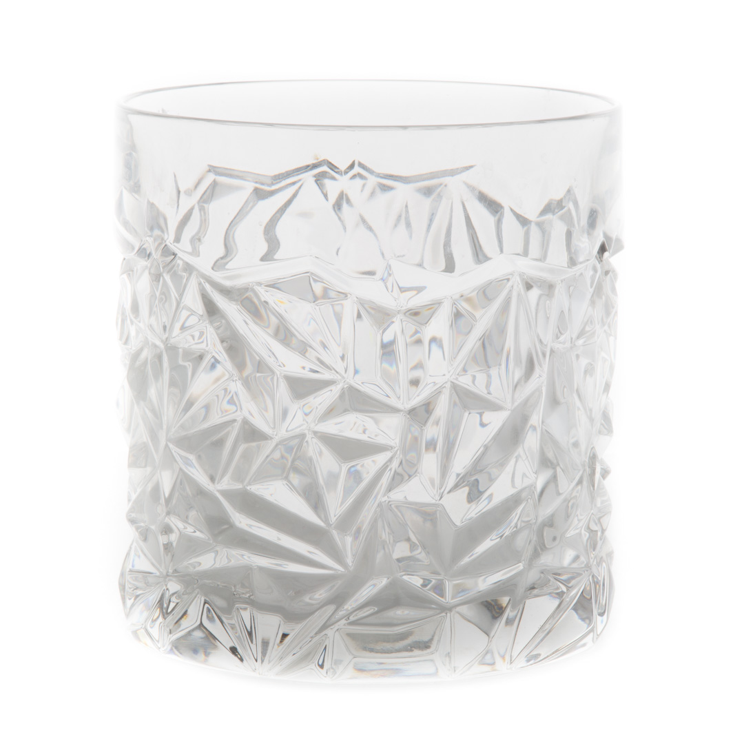 Appraisal: Tiffany crystal ice bucket cracked ice design in H in