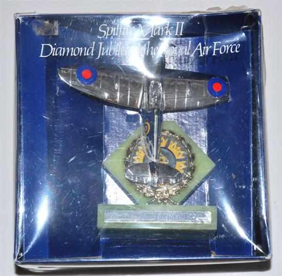 Appraisal: DINKY SPITFIRE MARK II DIAMOND JUBILEE OF THE ROYAL AIRFORCE