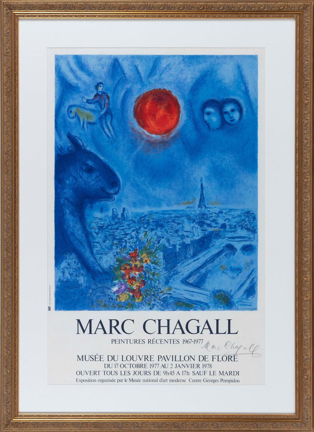 Appraisal: MARC MOISHE SHAGAL CHAGALL NEW YORK FRANCE RUSSIAN FEDERATION -