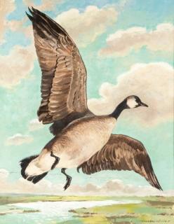 Appraisal: Charles LaSalle Flying Goosesigned Charles LaSalle lower rightoil on board