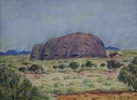 Appraisal: Keith Namatjira - Untitled watercolour signed 'Keith Namatjira' lower right