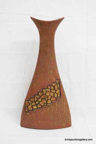 Appraisal: Modern Ceramic Pottery Tall Decorator VaseIs a very nice modern