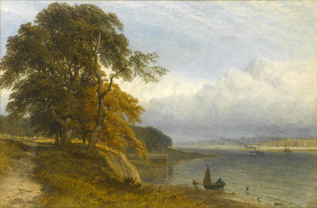 Appraisal: HENRY DAWSON - A DISTANT VIEW OF NOTTINGHAM FROM THE