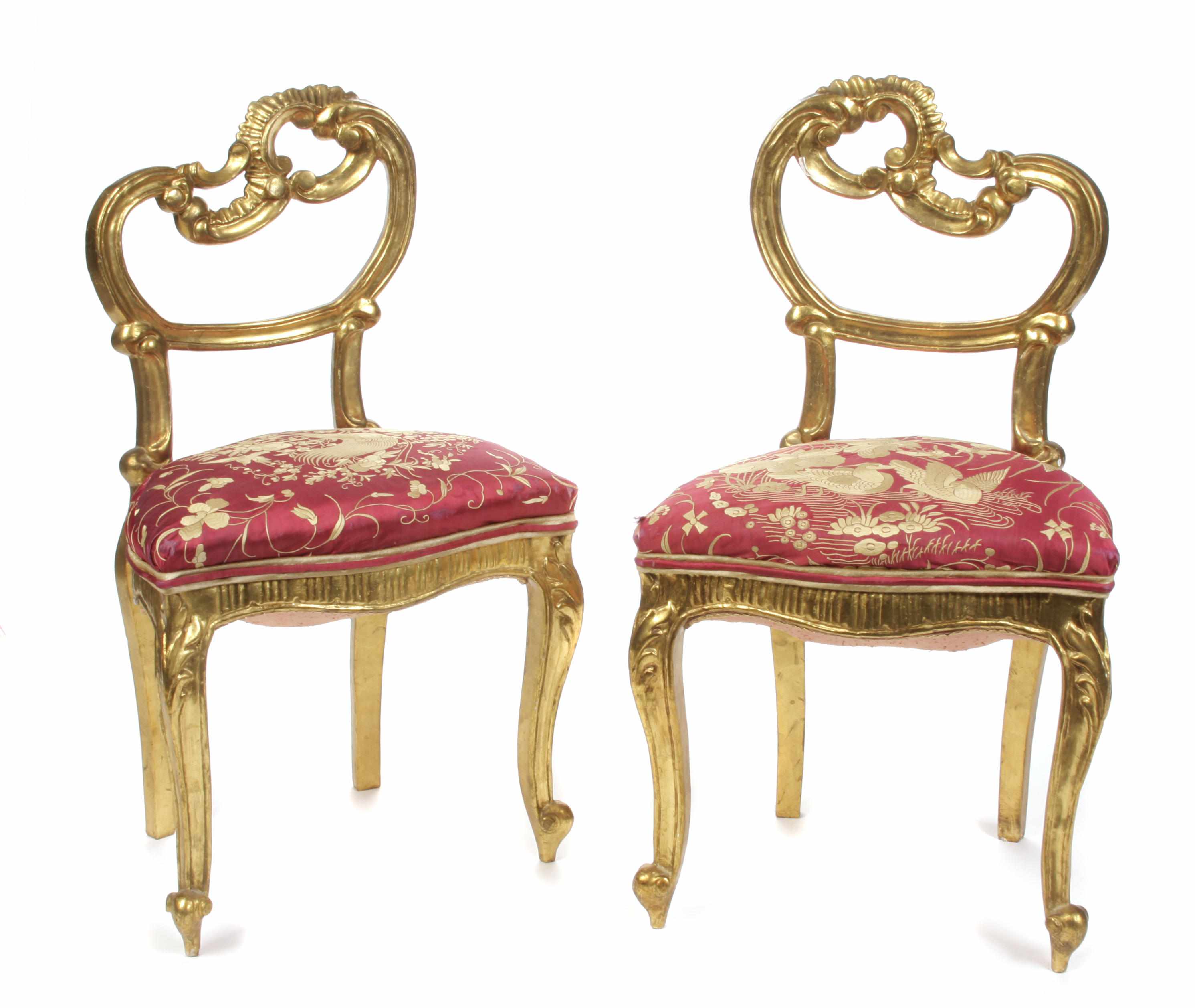 Appraisal: Property of Various Owners A pair of Italian Rococo style