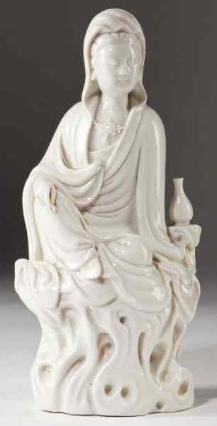 Appraisal: Chinese Blanc de Chine Guanyin th century or earlier with