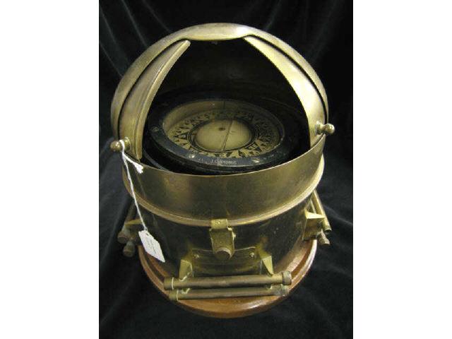 Appraisal: U S Navy Ships Binnacle domehead style model dial area