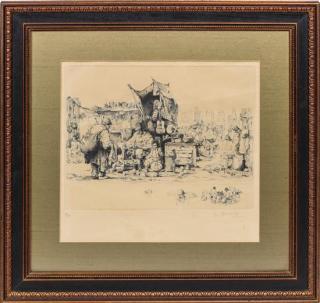 Appraisal: Auguste Brouet French Auguste Brouet French - Musicians etching edition