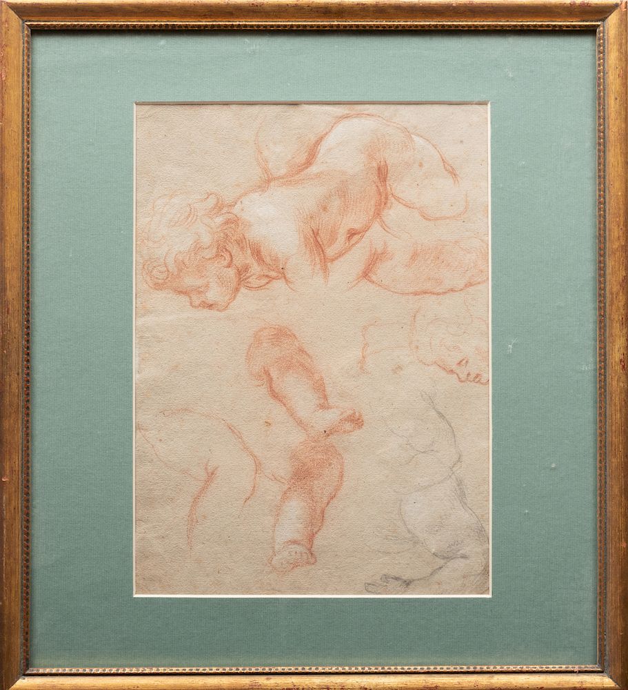 Appraisal: Italian School Study of Putti and Horses Italian School Study