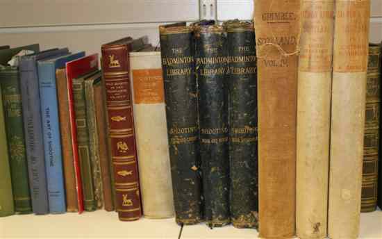 Appraisal: THE BADMINTON LIBRARY SHOOTING MOOR AND MARSH two vols and