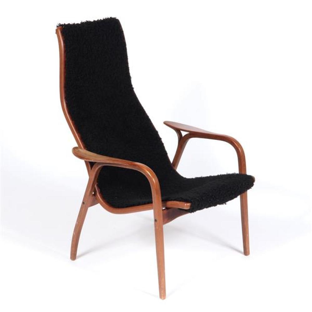 Appraisal: YNGVE EKSTROM SWEDISH MODERN 'LAMINO' LOUNGE CHAIR Yngve Ekstrom Swedish