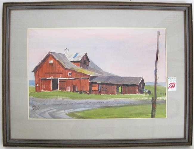 Appraisal: CHARLES MULVEY WATERCOLOR ON PAPER Oregon City Or born titled