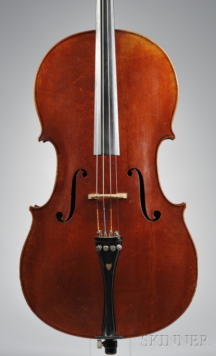 Appraisal: Modern German Violoncello Gustave Ficker Markneukirchen bearing the maker's label