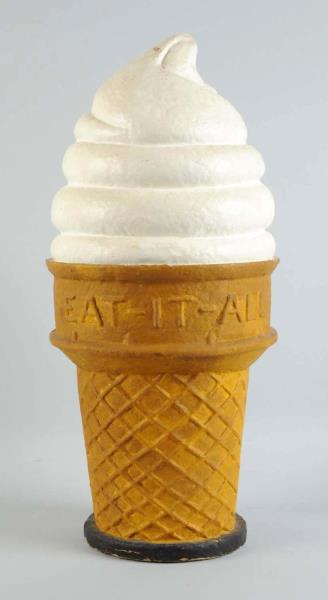 Appraisal: Eat - It - All Paper Mache Ice Cream Cone