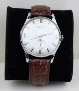 Appraisal: Longines vintage men's watch Longines vintage men's watch Stainless steel