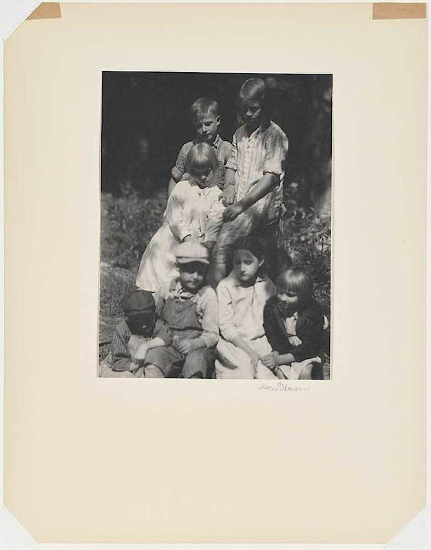 Appraisal: Doris Ulmann American - Appalachian Children c s signed mount