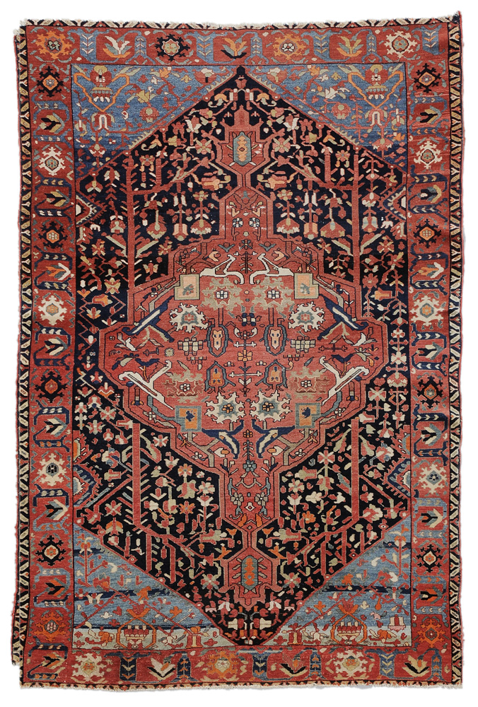 Appraisal: Fine Malayer Rug Persian early th century complex central medallion