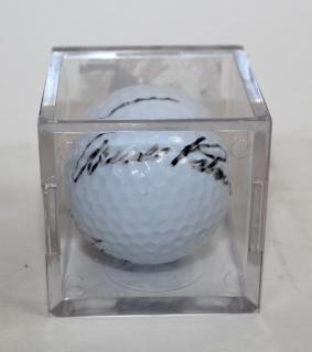 Appraisal: Signed Arnold Palmer golfball in case Signed Arnold palmer golfball