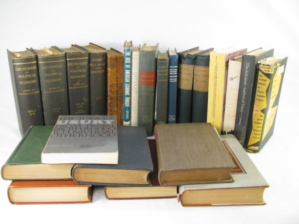 Appraisal: Twenty-three th and th century English reference books on economic