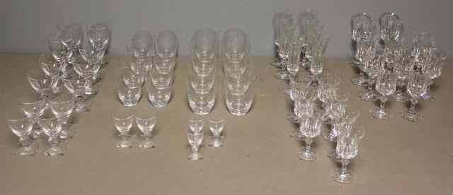 Appraisal: Crystal Stem and Glassware Lot Includes assorted size pedestal base