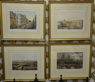 Appraisal: Set of six colored lithographs after C Castry Mexico Y