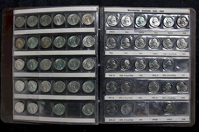 Appraisal: Uncirculated Washington Quarters Silver quarters Condition Please contact us for