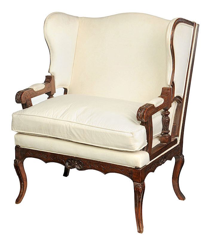 Appraisal: Provencial Louis XV Style Mechanical Easy Chair French th century